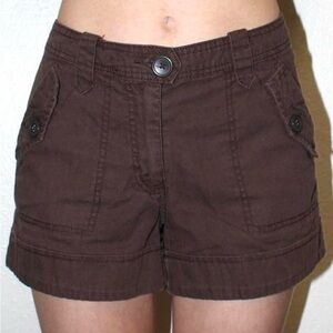 H&M Dark Brown Cargo Shorts
